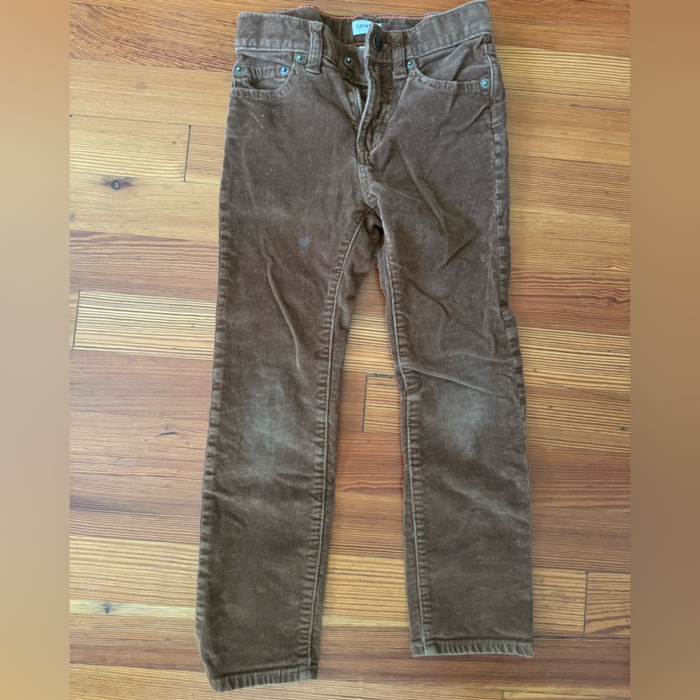 J Crew Crewcuts boys slim flex corduroy pants